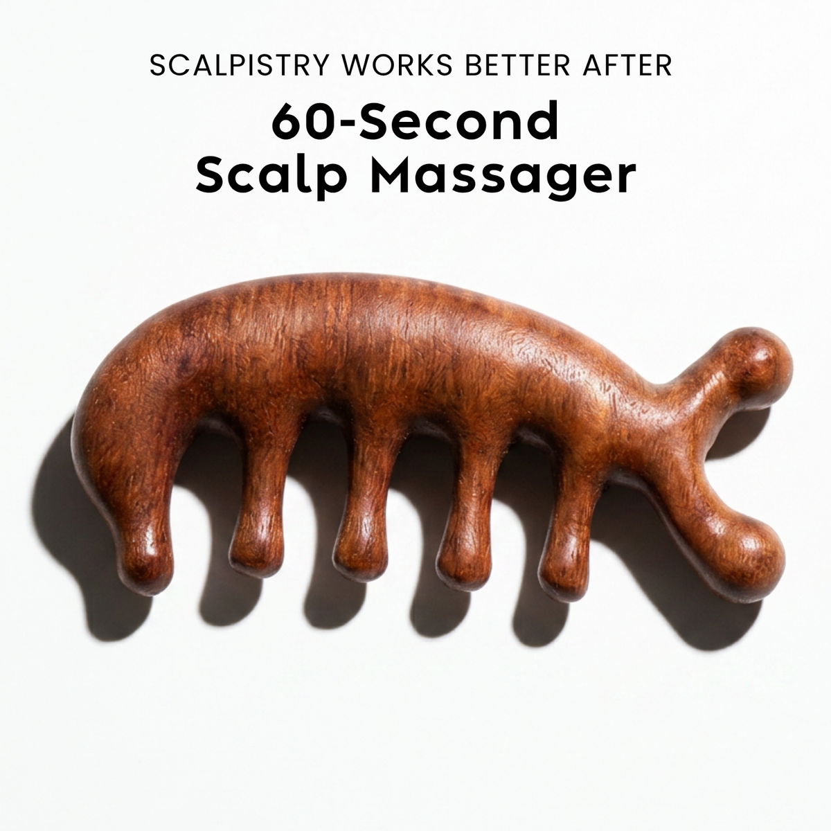 Wooden Scalp Massager